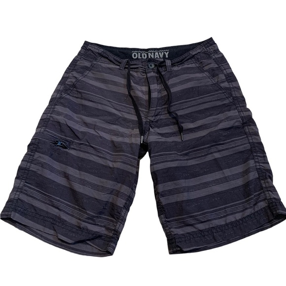 Old Navy Men's Striped Cargo Shorts Size 28 - Picture 1 of 6